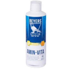 AMIN-VITA conține toți aminoacizii esențiali care asigură porumbeilor menținerea într-o condiție fizică optimă.