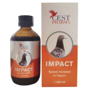 IMPACT este produsul care revoluționează cursele și ajută ca porumbeilor să le crească exponențial viteza.